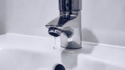 Faucet stock photo